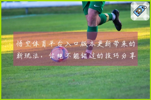 悟空体育平台入口版本更新带来的新玩法，你绝不能错过的技巧分享！